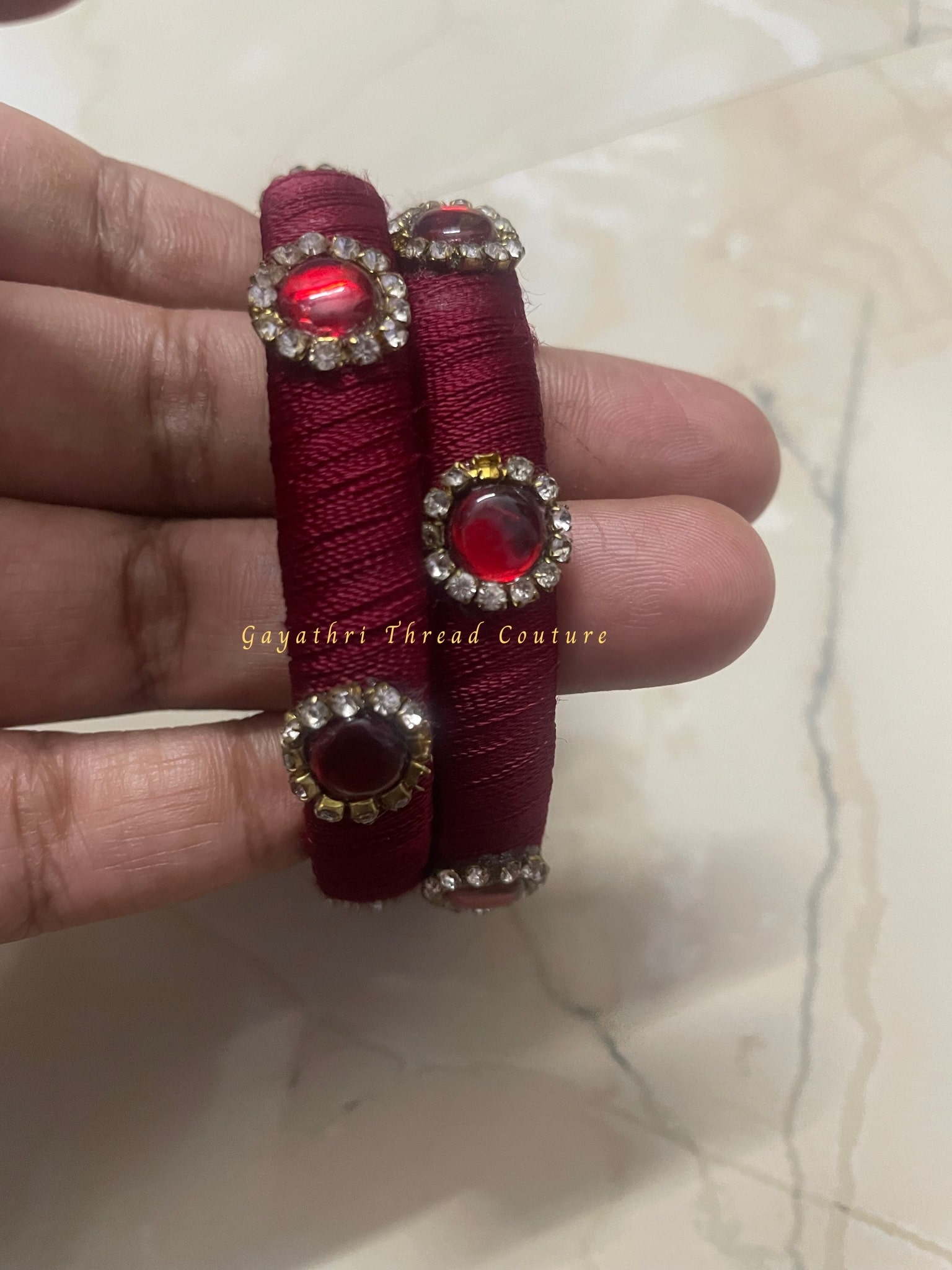 Silk Thread Bangle - 1