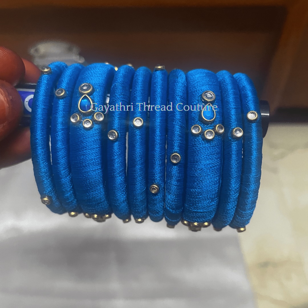 Silk Thread Bangle - 10