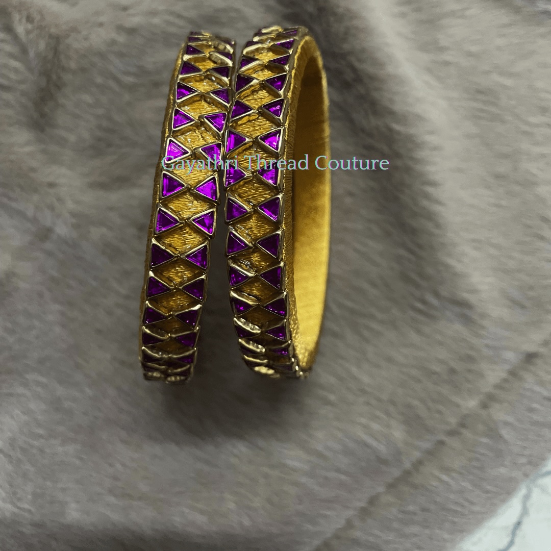 Silk Thread Bangle - 11