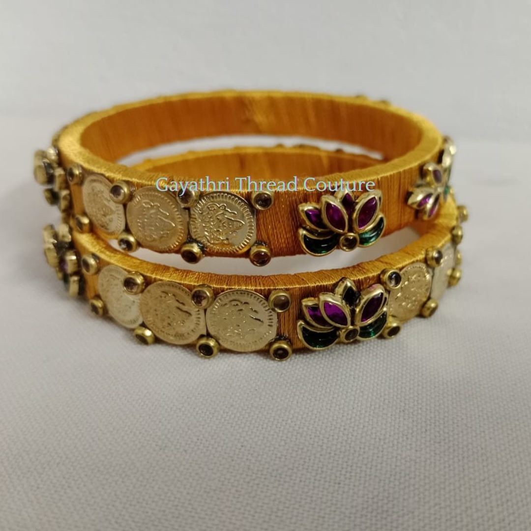 Silk Thread Bangle - 26