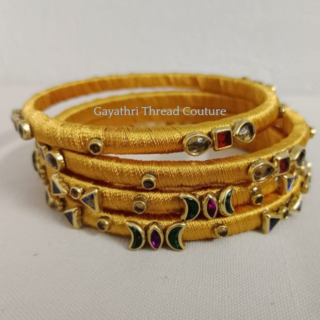 Silk Thread Bangle - 27