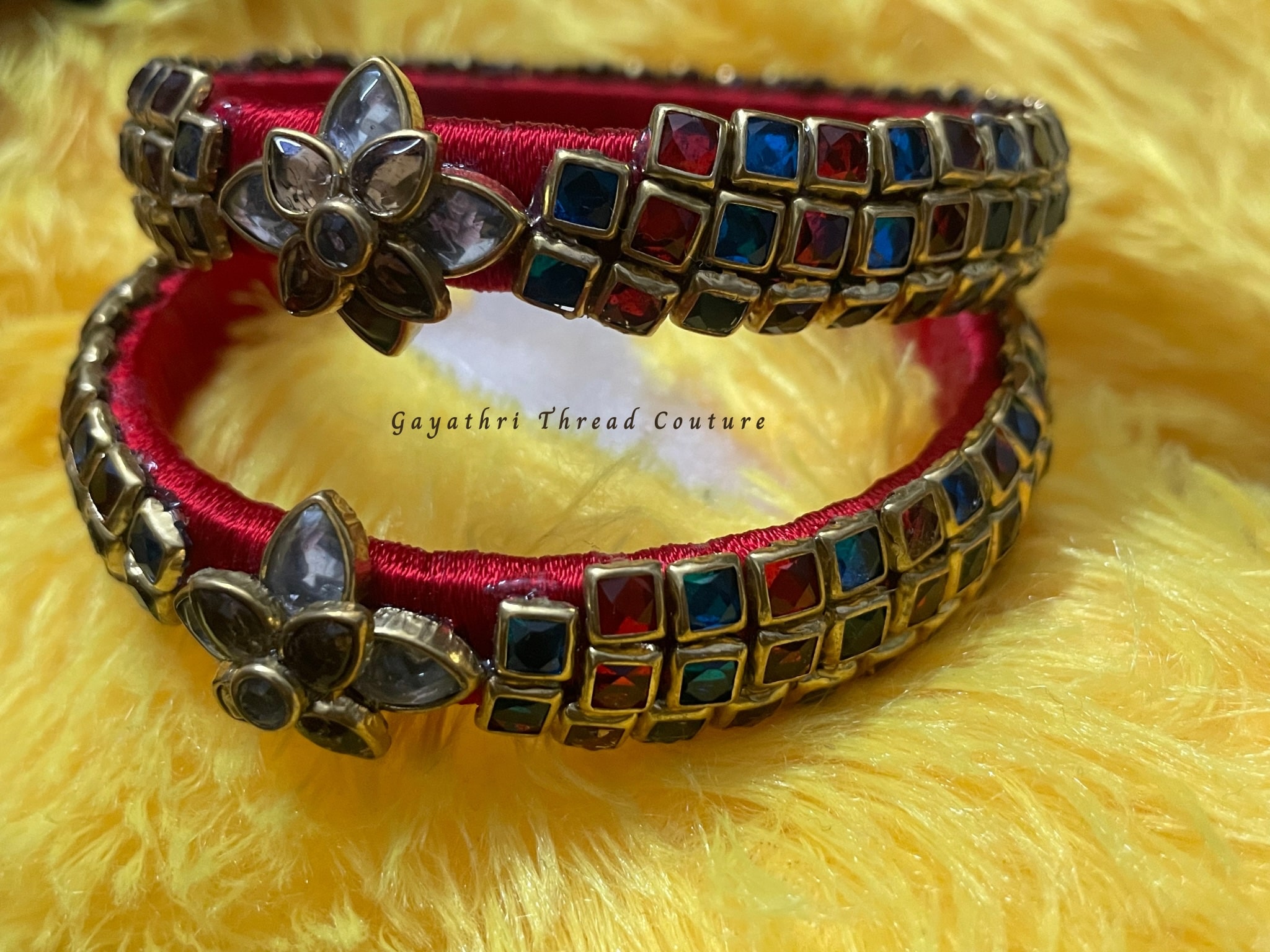 Silk Thread Bangle - 3