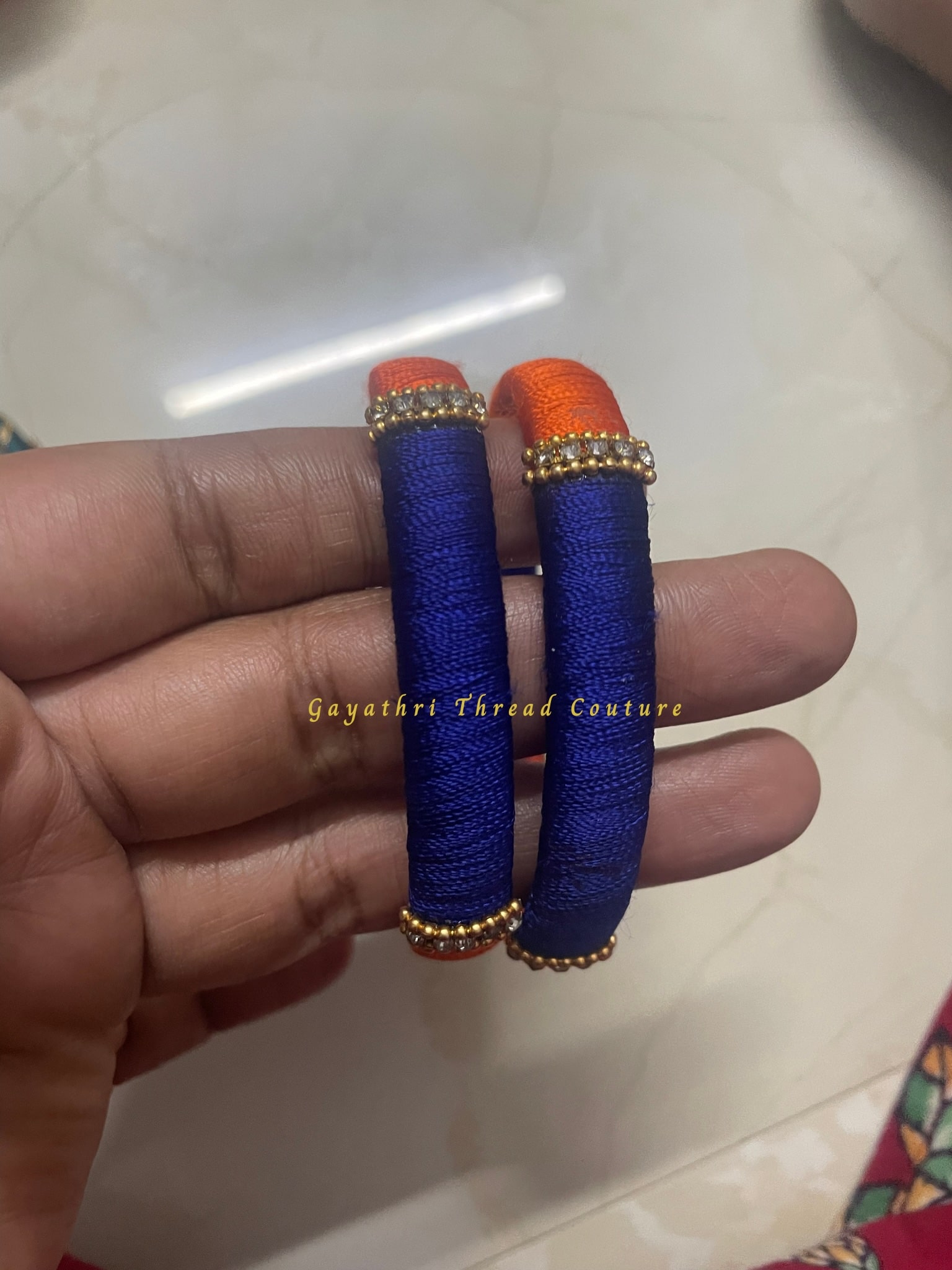 Silk Thread Bangle - 5